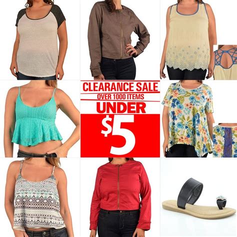 clearance clothing websites